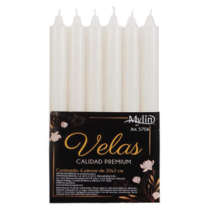 Art.5706 Paquete Velas Lisas