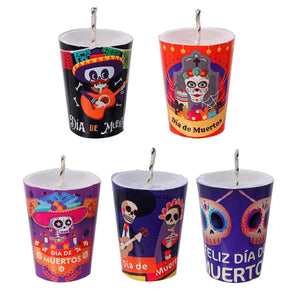 Art.5739 Mini Velas Día De Muertos