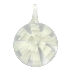 Art.5751 Dije Redondo Flor Metal