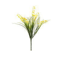 Art.5823 Follaje Plástico Fino Con Flor x5