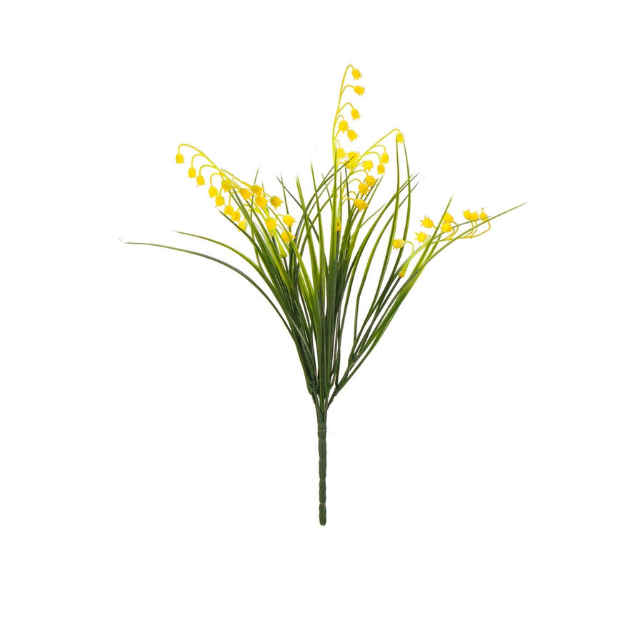 Art.5823 Follaje Plástico Fino Con Flor x5