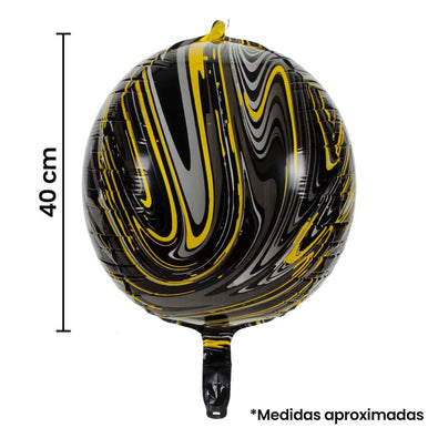 Fantasías Miguel Art.6005 Globo 4D Marmoleado 40cm 1pz