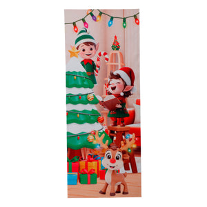 Art.6082 Cubre Puerta Navideño 200x80cm    (Aprox) 1pz