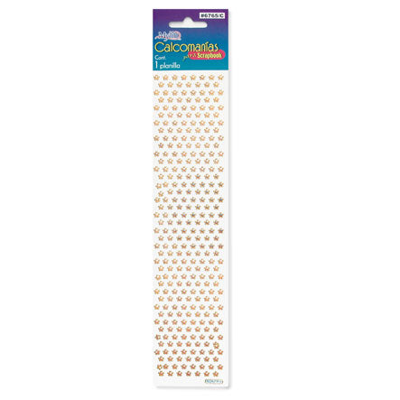 Art.6765 Calcomanía Mini Estrellas Láser