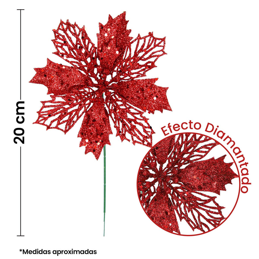 Art.6828 Pick Nochebuena 20cm 1pz