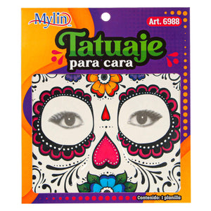 Art.6988 Tatuaje Para Cara