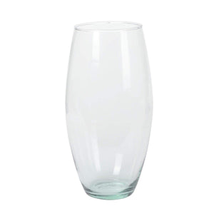 Art.7482 Florero Cristal Oval 25.5x13cm