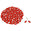 Fantasías Miguel Art.7799 Piedra Acrílica Navette Con Perforación 7x15mm 100pz Rojo