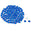 Fantasías Miguel Art.7846 Piedra Acrílica Redonda 8mm 100pz Azul