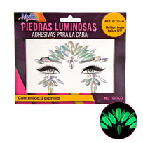 Art.8711 Piedras Adhesivas Luminosas  Para Cara