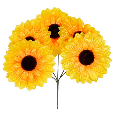 Fantasías Miguel Art.8732 Bush Chico Girasol  x5 flores 30cm 1pz