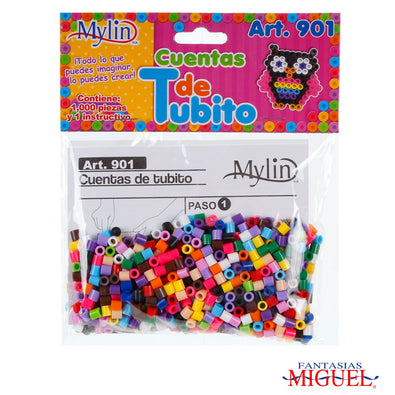 Fantasías Miguel Art.901 Cuentas Dtubito Hama Beads 5mm 1000pz