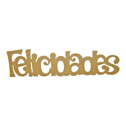 Art.9191 Letrero Felicidades Delgado