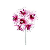 Art.9364 Ramito Tul Con Piedra X6 Flores