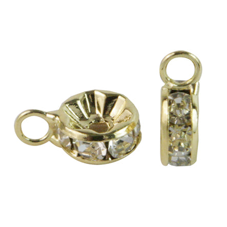Art.9592 Rondel  Piedra Con Arito