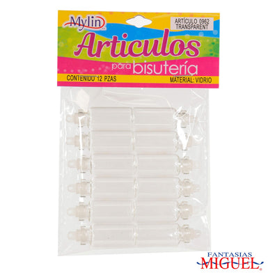 Fantasías Miguel Art.962 Botellita De Cristal aprox. 3.5ml 35x15mm 12pz