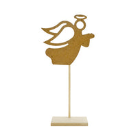 Art.9714 Adorno Ángel Con Poste Y Base