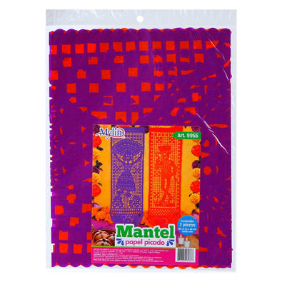 Fantasías Miguel Art.9955 Mantel De Papel Picado 1.4mx44cm 2pz