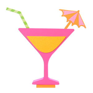 Adorno Copa De Martini Fiesta Tropical