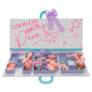 Letras Hbd Con Flores