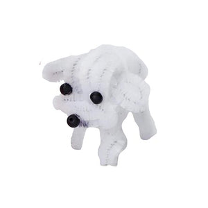 Perrito De Chenille Blanco