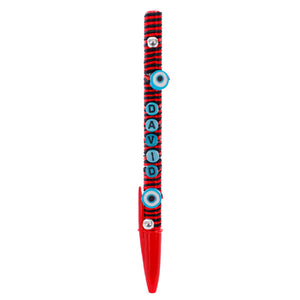 Pluma Decorada Ojo Turco