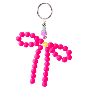Llavero Moño Con Cuentas