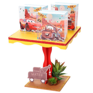 Base Con Dulceros Fiesta Cars