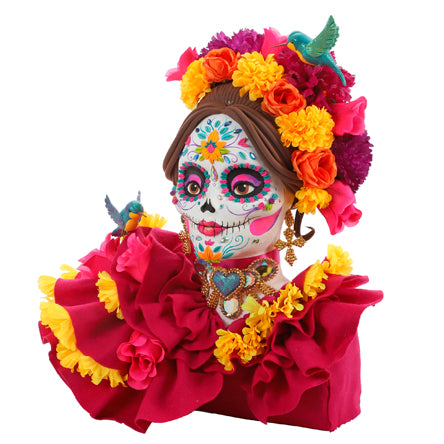 Busto Catrina Colibrí Fiusha