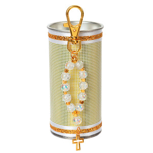 Recuerdo Decenario Boda Blanco-Oro