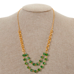Collar Cuentas Verdes