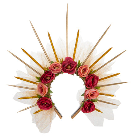 Diadema Catrina Flores