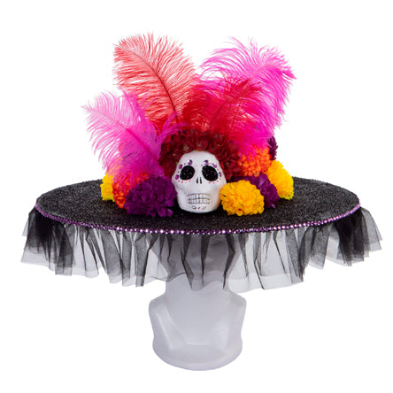 Sombrero Catrina Plumas