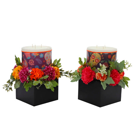 Velas Decorativas Dia De Muertos