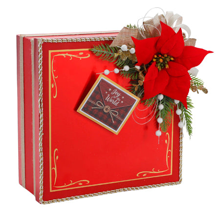 Caja Regalo Navideño Rustico