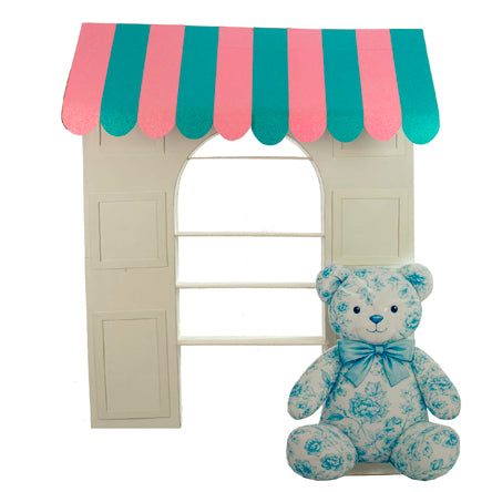 Display Casita Con Osito Baby Revelacion