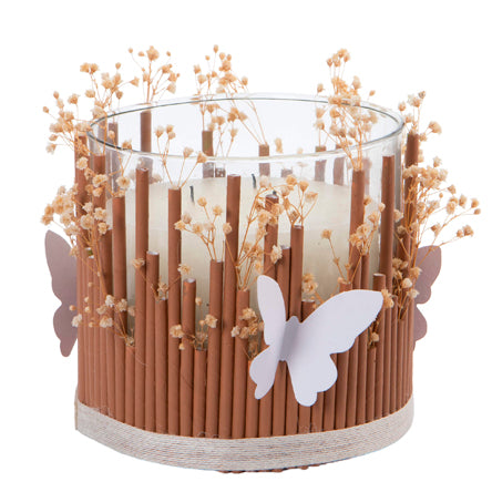 Vela Con Mariposas