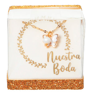 Collar Boda Blanco-Oro