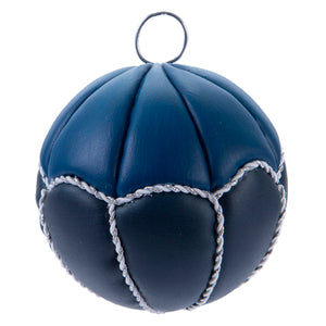 Esfera Navideña Azul-Plata