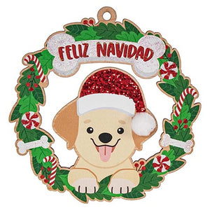 Esfera Perrito Navideño