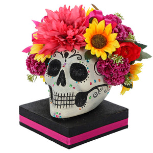 Cráneo Con Flores