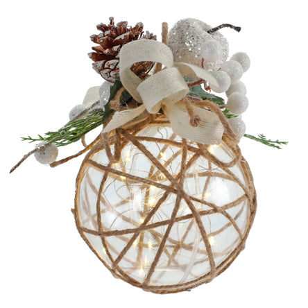 Esfera Rustica Con Luz