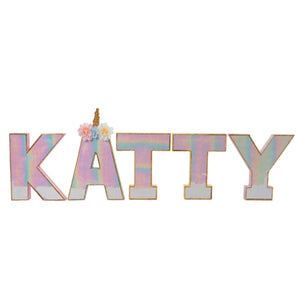 Letras Katty Unicornio