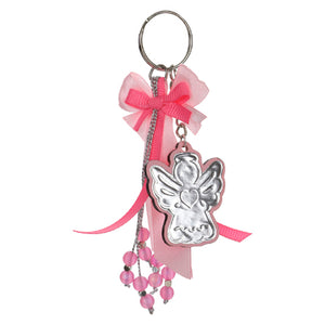 Llavero Ángel Rosa-Plata