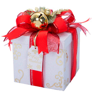 Regalo Navideño Blanco-Rojo
