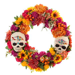 Corona Dia De Muertos Craneos
