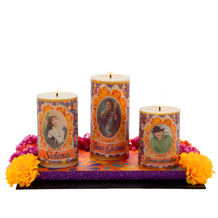Velas Decorativas Dia De Muertos