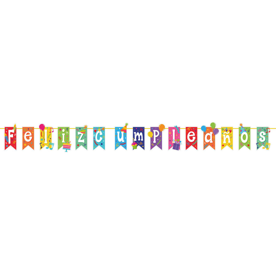 Art.10320 Banderín Feliz Cumpleaños