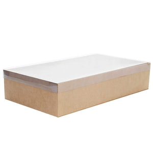 Art.10336 Caja C/Tapa Tran10x45x25cm Nat