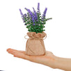 Fantasías Miguel Art.10534 Planta Lavanda Base De Yute 15cm 1pz